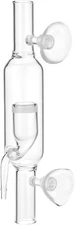 QWORK CO2 Diffuser, Glass Co2 Inline Diffuser System for Aquarium Planted... 