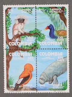 Mayfairstamps Colombia C861 Endangered Wildlife Stamps ccb_27335