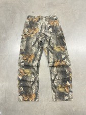 Vintage Carhartt Realtree Camo Carpenter Pants Dungaree Mens Size 32x34