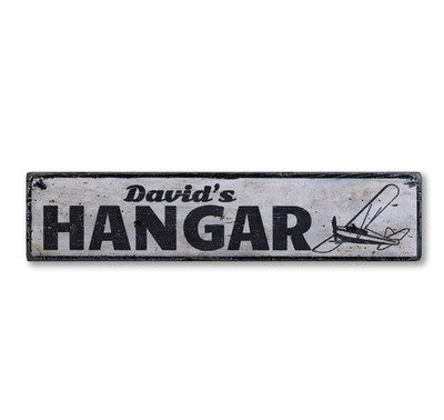 Custom Pilot Aviation Decor - Rustic Handmade Distressed Wooden Sign