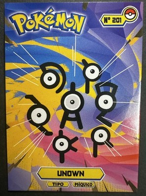 UNOWN - POKEMON JOHTO CARDS TOP POKEDEX CCG FOIL