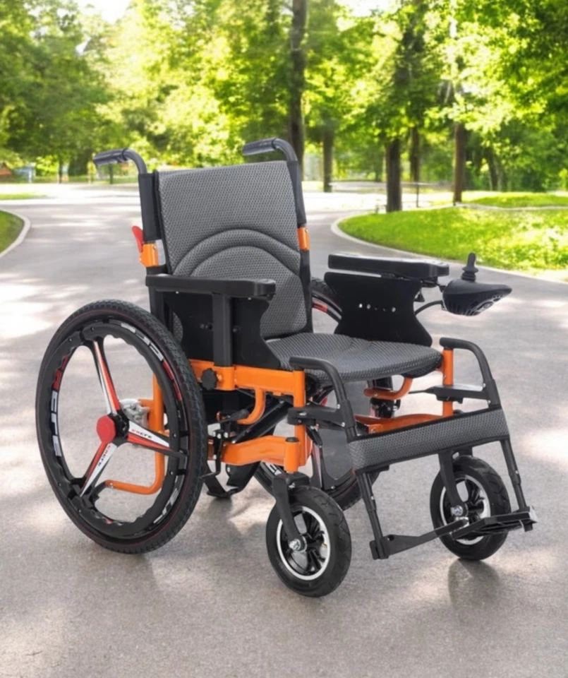 Leichter Faltbarer Elektrischer Rollstuhl , 12Ah Batterie, 20km Sitzbreite 50cm - Bild 2 von 4