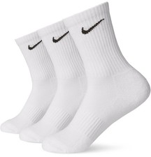 Nike Everyday Crew Socks for Men,6 pairs, Size L - White