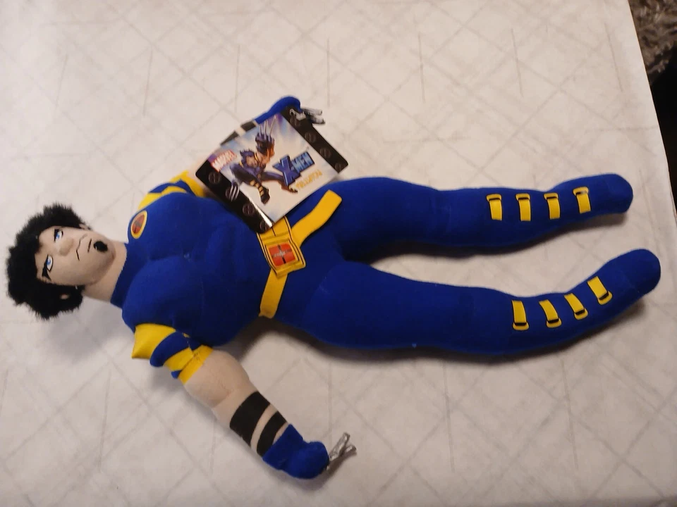 Marvel Xmen Kelly Toy Wolverine Plush 2003 W/ Tags - Image 4 of 4