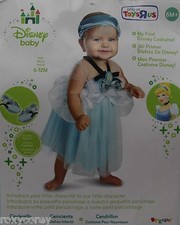 Halloween Disney Blue My First Cinderella Dress Costume Size 6-12 months NWT