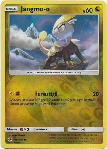 POKEMON JANGMO-O 160/236 COMUNE REVERSE HOLO ECLISSI COSMICA THE REAL_DEAL SHOP - Picture 1 of 1