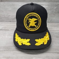 National Rifle Association NRA Snapback Mesh Trucker Hat Cap Vintage USA Made
