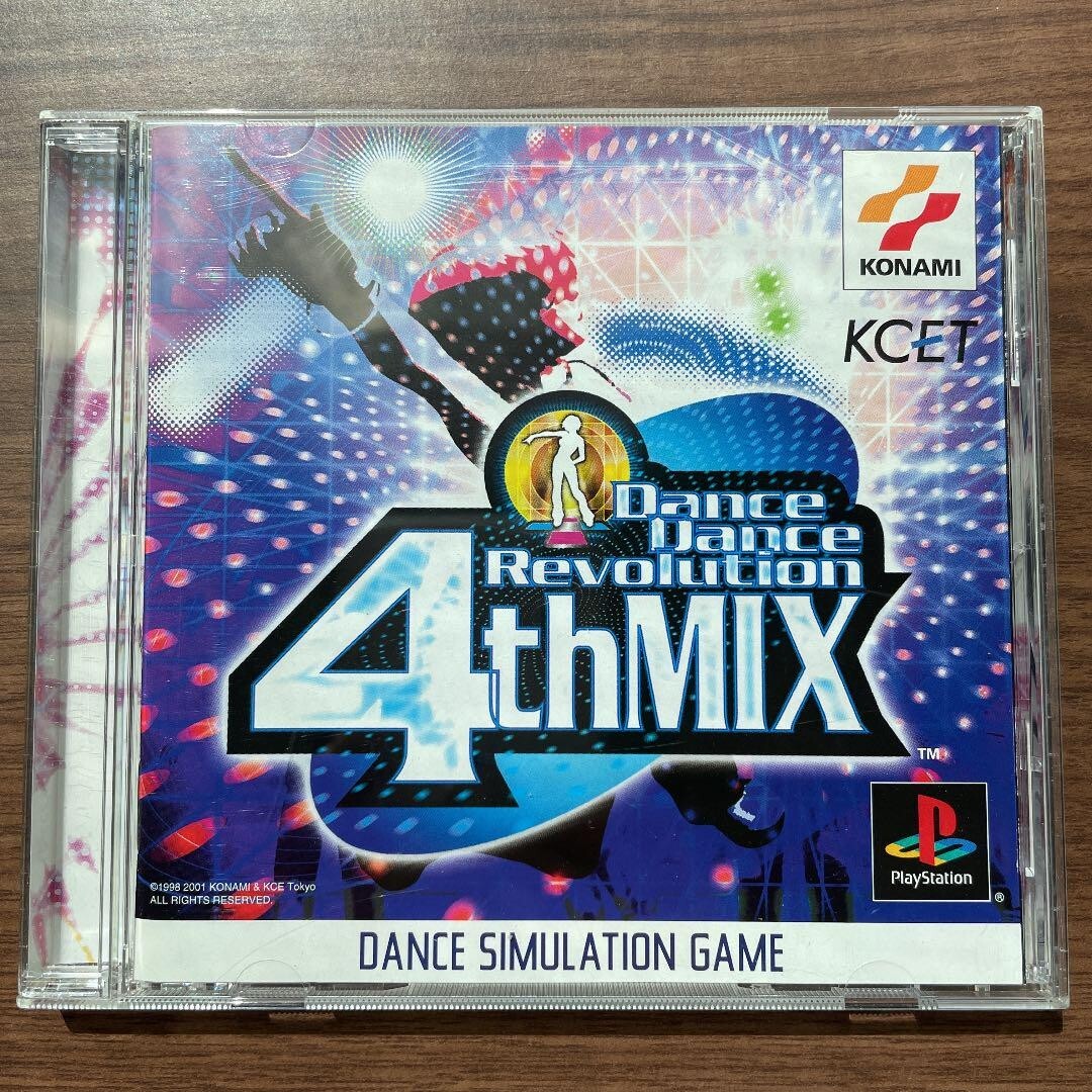 PS1 PS PlayStation 1 Dance Dance Revolution 4thMIX Japanese Tested Genuine