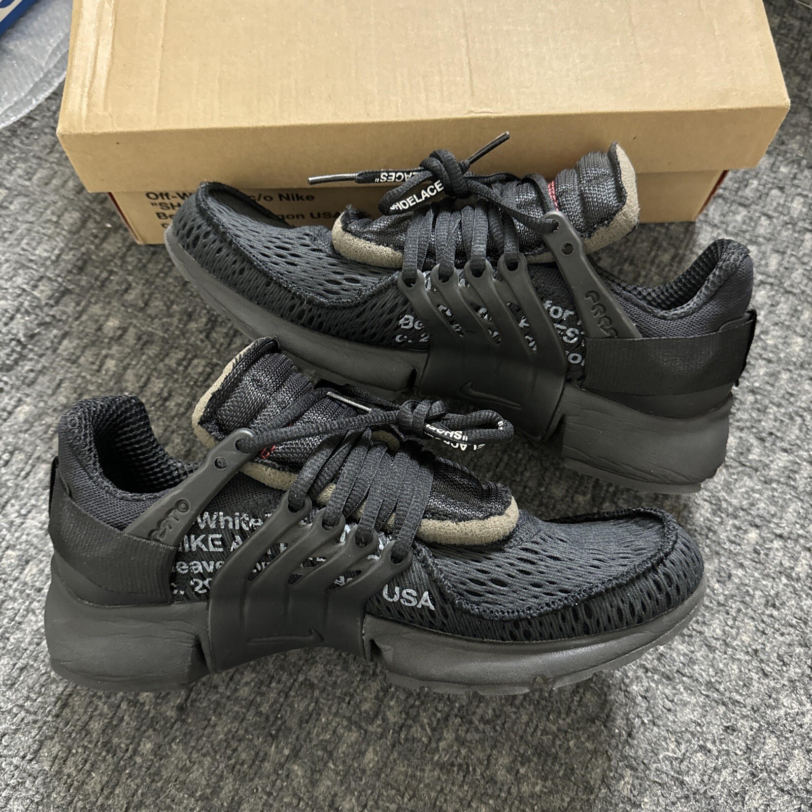 OFF WHITE X NIKE Taglia 8 Nike Air Presto x Off White basse nere