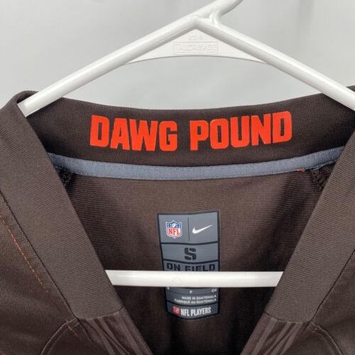 Nike Men's Odell Beckham Jr Cleveland Browns NFL Home Jersey Brown Size S - Picture 7 of 8