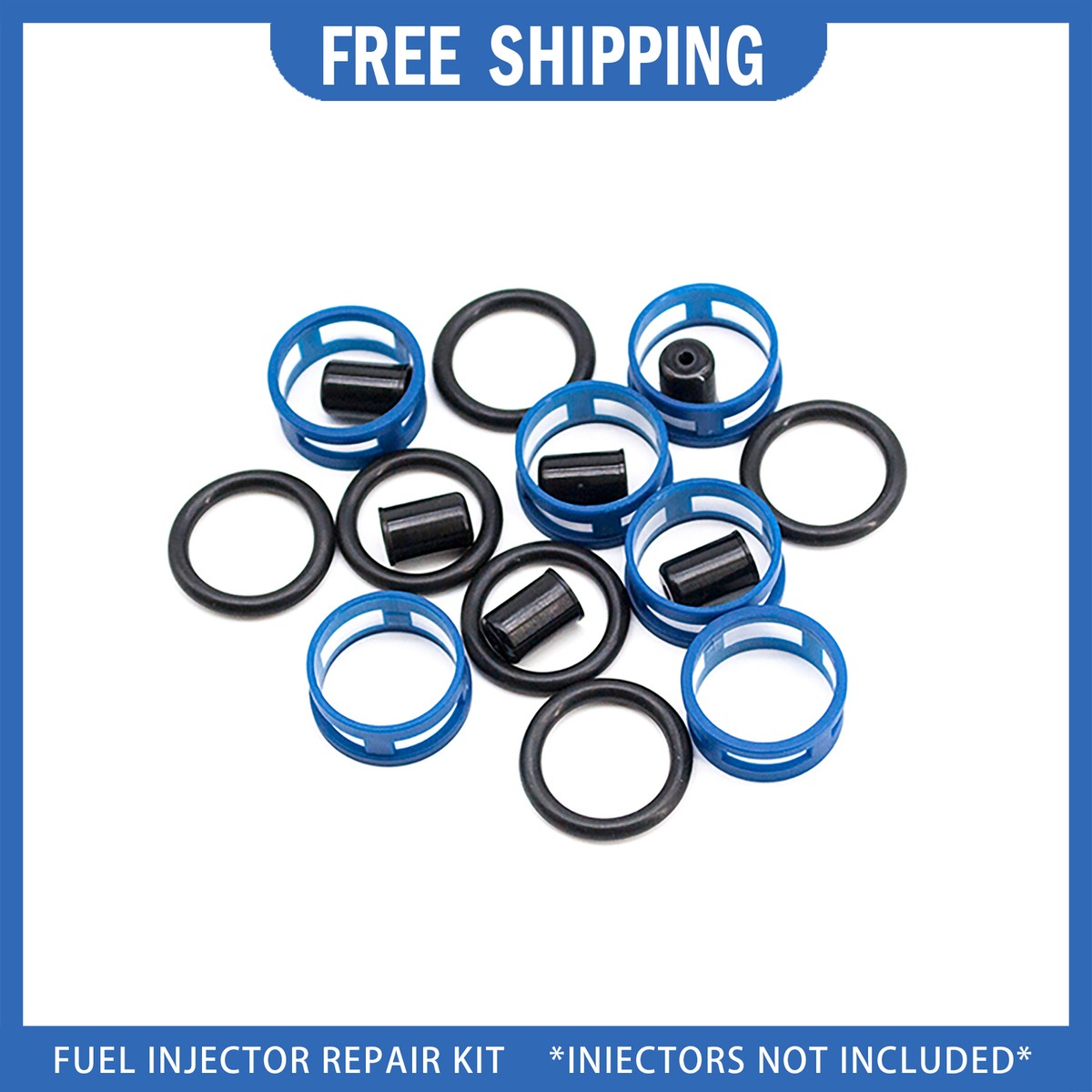 6 Set Fuel Injector Repair Seal Kit For 1990-1994 Nissan 300ZX 3.0
