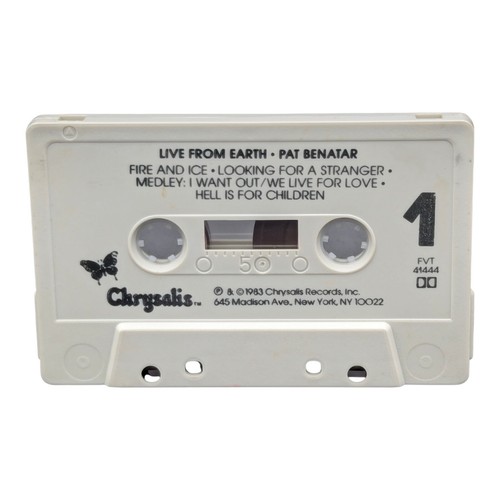 Pat Benatar Live From Earth Cassette Tape Chrysalis Records USA - Picture 5 of 6