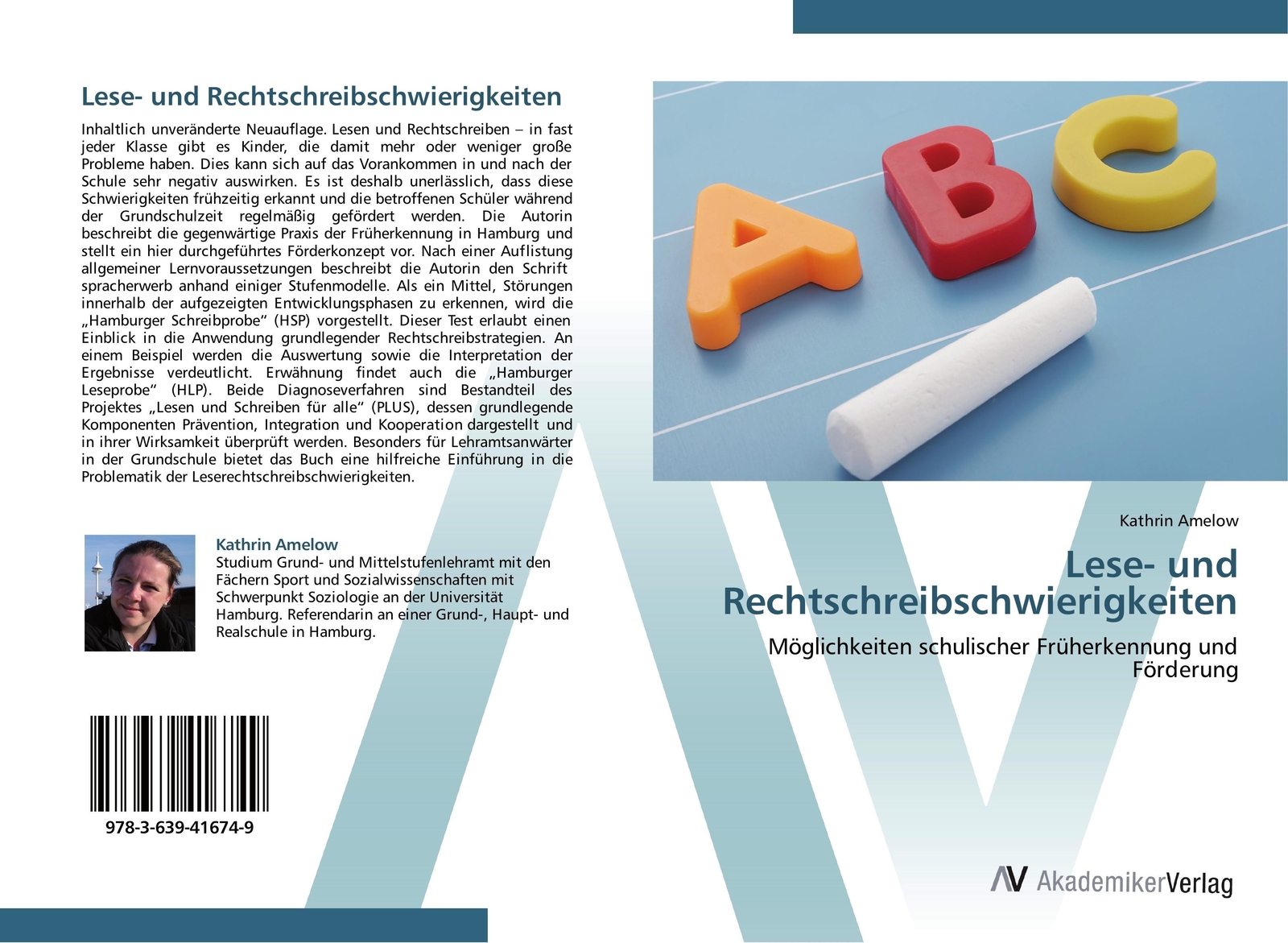 Lese- Und Rechtschreibschwierigkeiten Kathrin Amelow Taschenbuch