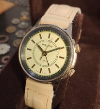 Vintage Poljot alarm watch, USSR made, manual winding, working