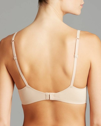 Nuevo con etiquetas Calvin Klein QF1120 ""Perfectamente Ajuste"" Camiseta Push-Up Push-Up Beige 34D - Imagen 7 de 7