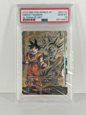 PSA 10 GEM MINT Dragon Ball Super Fusion World Goku Gold Energy