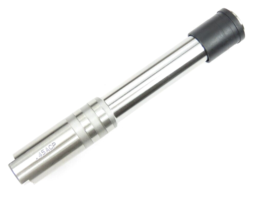 1911 9mm Extended & Ported Barrel Assembly - Wilson/Nowlin Ramped, 2-Port Stainless Steel For Reduced Recoil