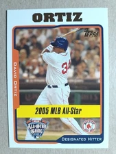 Boston Red Sox HOF David Ortiz - Pick From List - 2004 to 2022