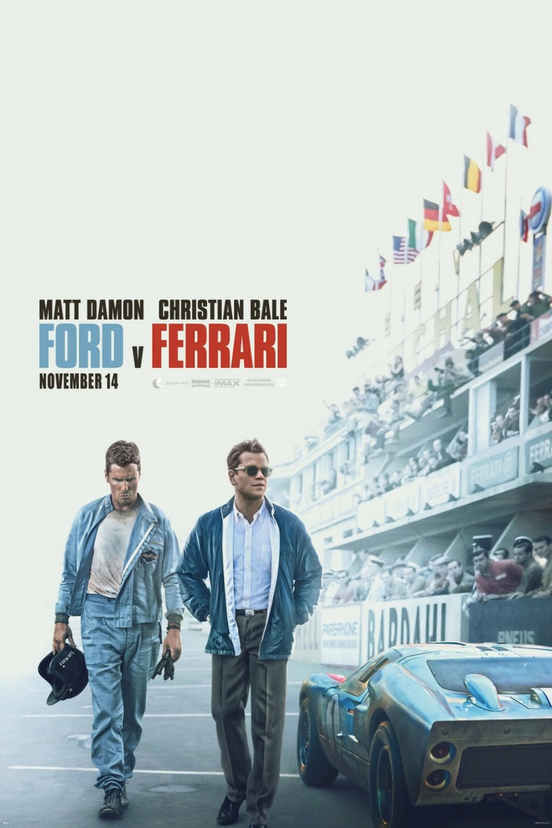 FORD V FERRARI VS 2019 OFFICIAL ORIGINAL CINEMA MOVIE PRINT