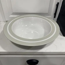 Emeril Professional Rimmed Serving Bowl - Linen White