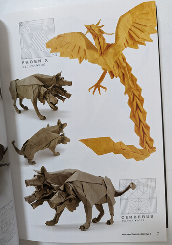 Works of Satoshi Kamiya Complex Origami No. 2 Analysis Diagram Japanese/English - Picture 10 of 24