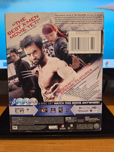 The Wolverine (Blu-Ray 3D + Blu-ray + Digital HD) NEW, Sealed - Picture 3 of 3