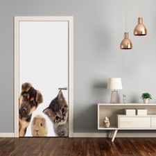 Removable Home Decor Door Wall Sticker Self Adhesive Bedroom Animals Pets