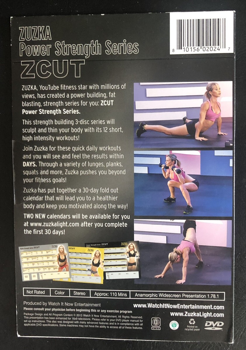 Zuzka Light ZCUT 'Power Strength Series Disc 1' DVD (2013) Brand