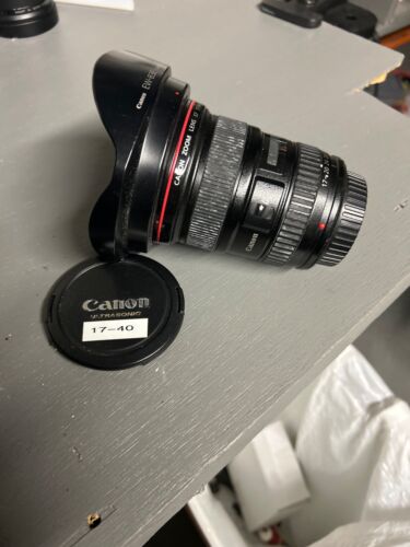 Canon EF 17- 40mm f4 L USM Ultrasonic Lens Great Condition with Caps