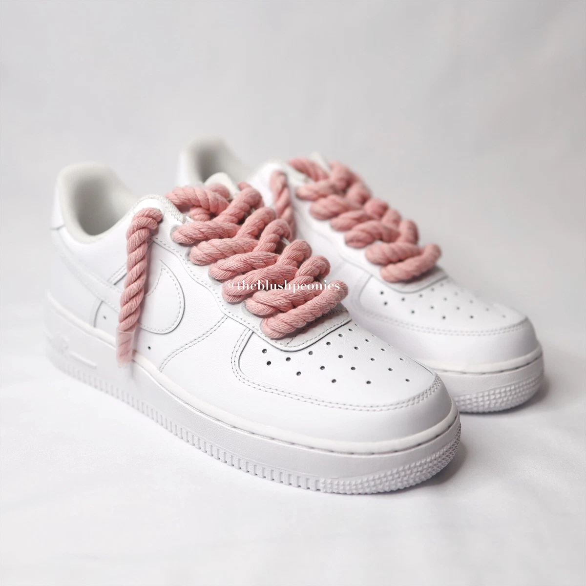 airforce 1 rope laces pink