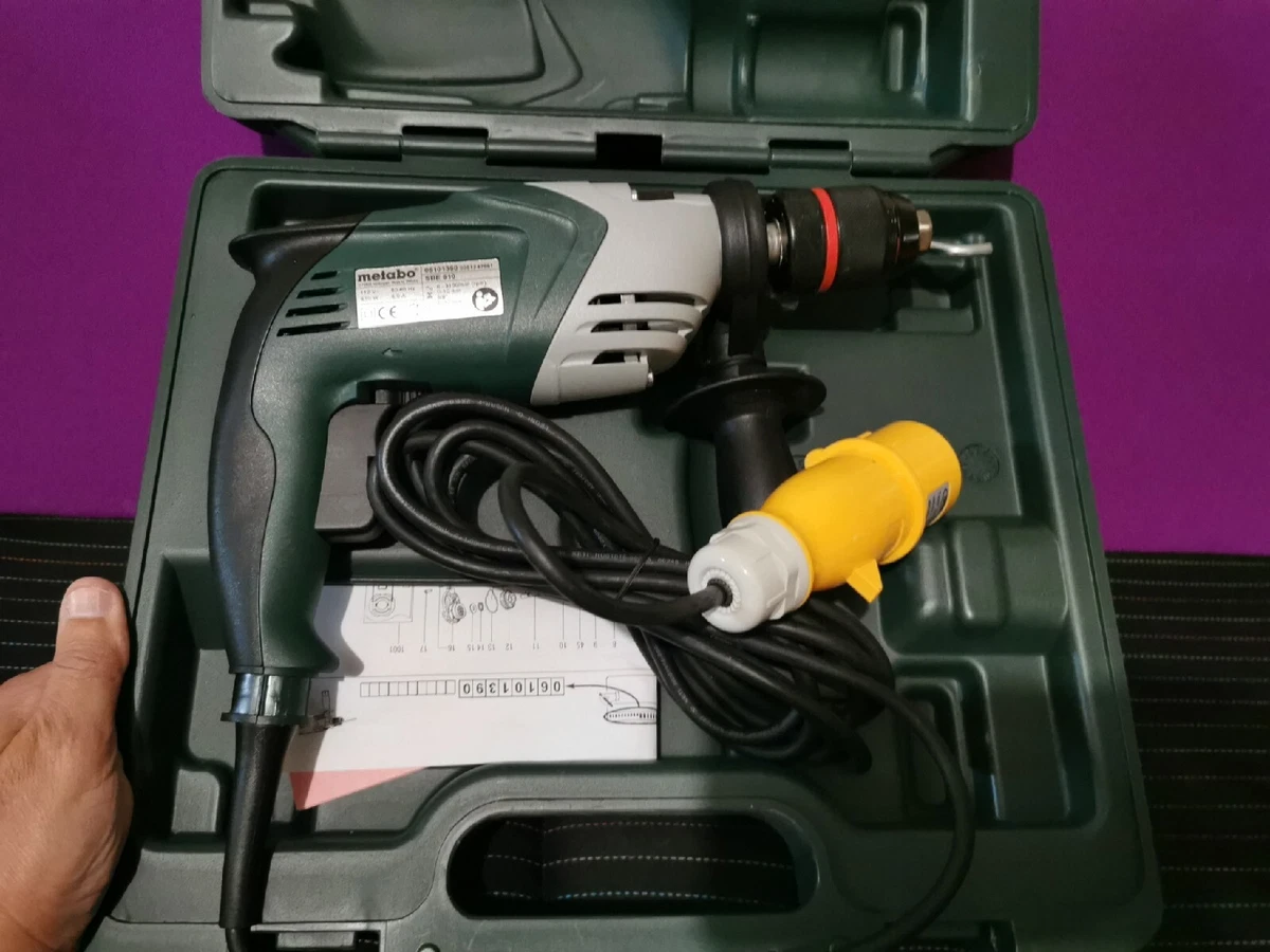 Metabo SBE 610 IMPACT DRILL IN CARRY CASE NEW 110V
