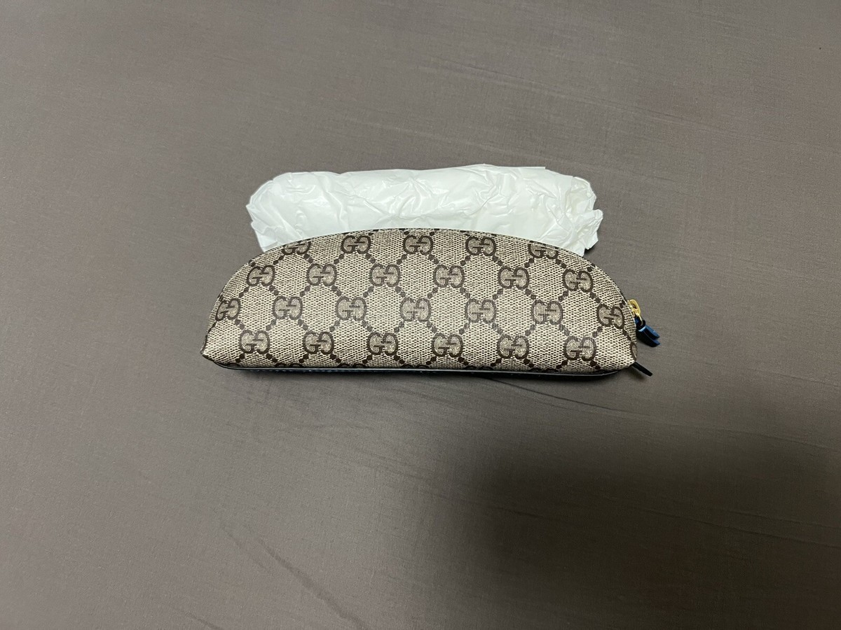 New Gucci Zipper Pencil Case Gucci x Disney Donald Duck Zipper