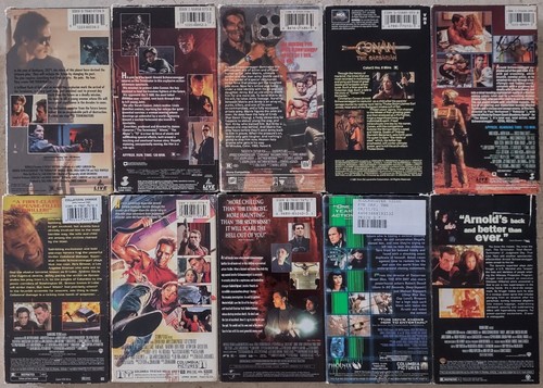 Schwarzenegger VHS Lot of 10 Terminator, T2, Commando, Total Recall, End of Days - Picture 2 of 15