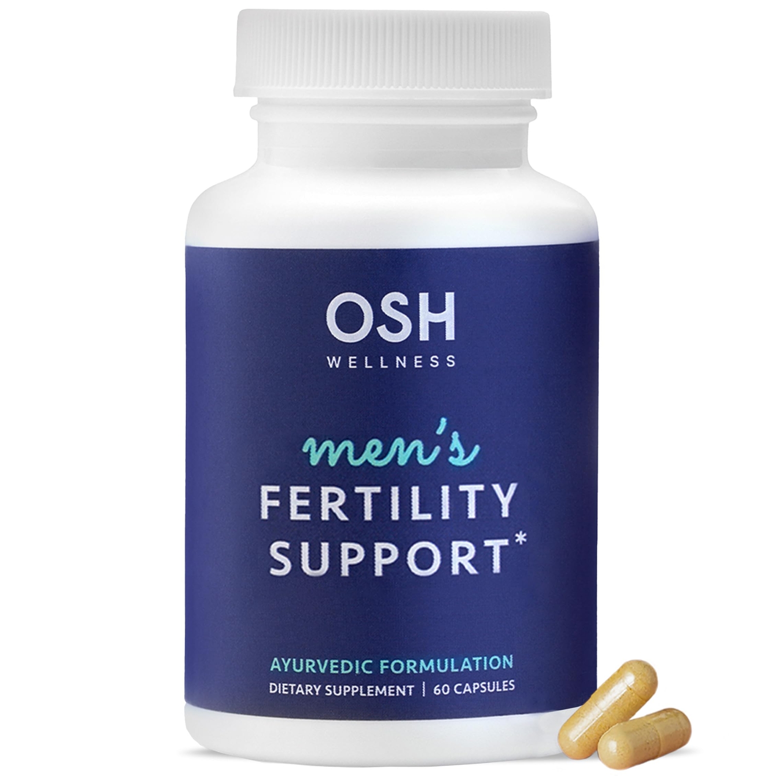 Ayurvedic Men's Fertility Support - Optimal Sperm , Quality, Volume, & Motili...