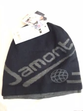 Jamont Men's Unisex Beanie Blue With Gray Double Faux Brim OS New With Tags