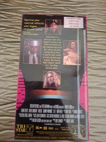 ๐๐ฅ Johnny Mnemonic VHS Promo - Cyberpunk Classic with Keanu Reeves ๐ค Sci-Fi C - Foto 3 di 3