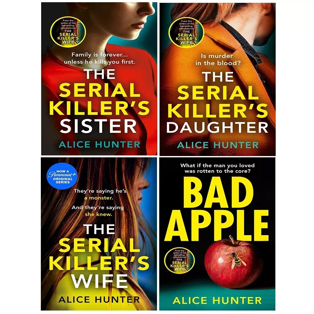 Serial Killer Series 4 Books Collection Set by Alice Hunter Daughter, Sister