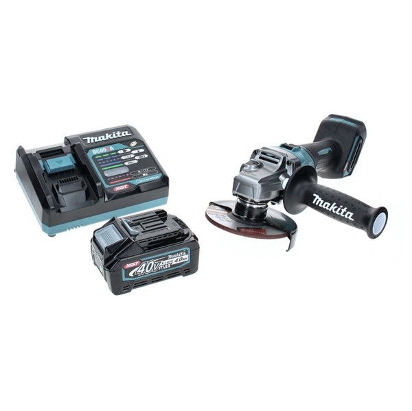 Makita Ga 005 GM1 Winkelschleifer 40 V Max. 125 Mm Xgt + 1X Akku 4Ah + Lader-image