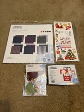 Creative Memories 4pc SET: "Christmas Cheer" 12x12 Paper-Stickers-Embellishments