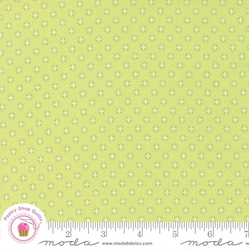Moda SUNWASHED 29166 34 GREEN LIME  Dots COREY YODER Quilt Fabric - Picture 1 of 6