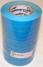 12 Rolls AM1855 IPG American 3/4" Masking Tape Aqua Blue 18mm x 54.8m
