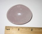 1.9" POLISHED NATURAL BEAUTIFUL ROSE QUARTZ CRYSTAL MINERAL PALM STONE 76.1g *A1 — photo 1
