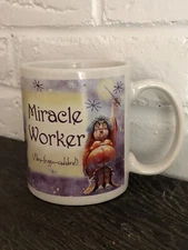 Leanin' Tree Coffee Mug Mike Scovel Whimsical Miracle Worker Abra Cadabra
