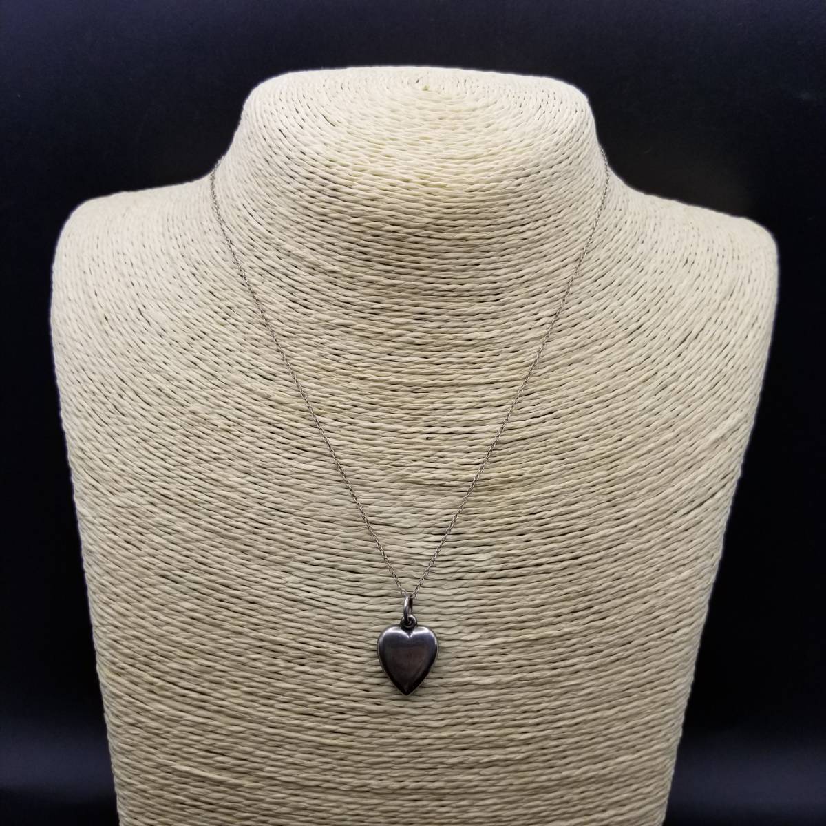 WWII期 2輪の花 フローラル ヴィンテージ パフィーハート 925 シルバー