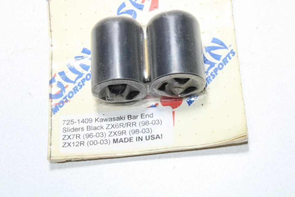 Kit deslizante de carrete de brazo oscilante con extremo de barra Shogun 2000-2005 Kawasaki Ninja ZX12R negro Foto 3 de 4