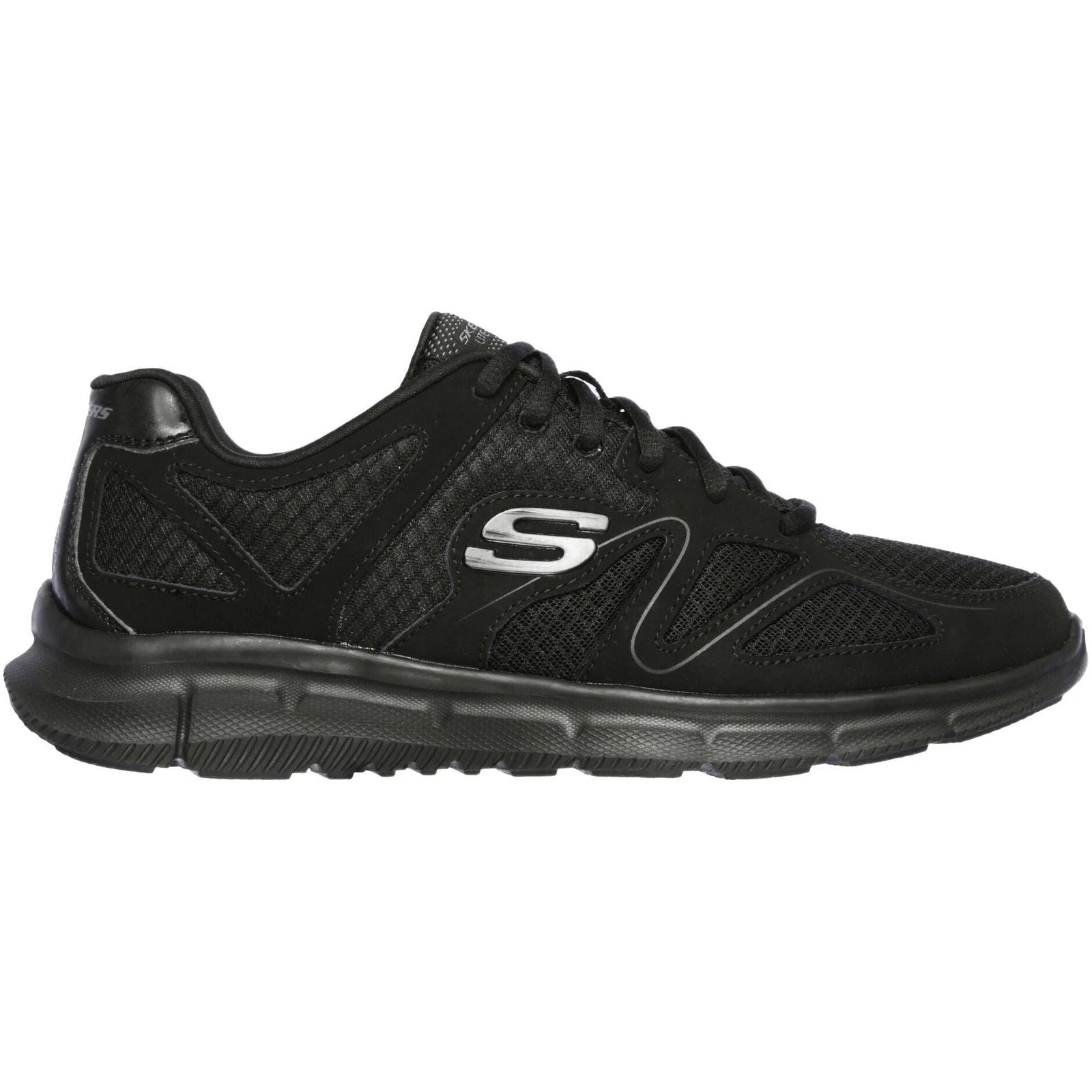 Skechers Satisfaction Flash Point Mens Training Shoes Black Gym Workout Trainers
Opens in a new wind