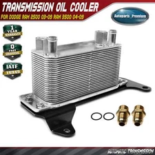 Transmission Oil Cooler w/ Bracket for Dodge Ram 2500 3500 2003-2009 Auto Rear