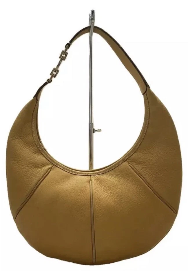 Bolso de Mano Salvatore Ferragamo Boho Circular Marrón Amarillo Camel Foto 4 de 4
