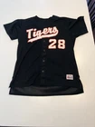Game Worn Used Princeton Tigers Speedline Baseball Jersey Size 44 #28