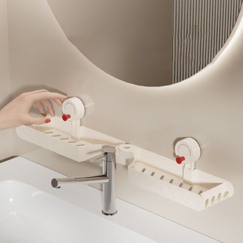 Rotatable Storage Rack Household Bathroom Accessories Kitchen Shelves